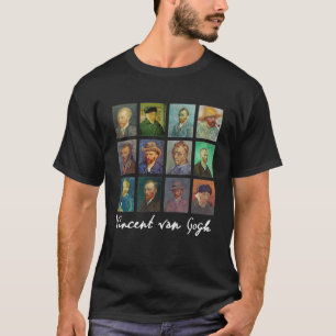 Selbstporträts von Vincent Van Gogh Art Painter g T-Shirt