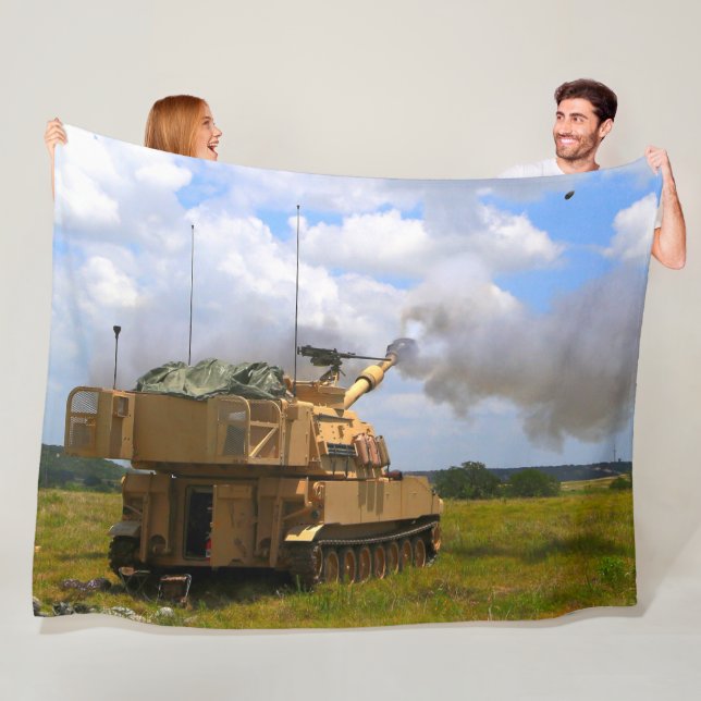SELBSTPROPELLED HOWITZER - M109 Paladin Fleecedecke (Beispiel)