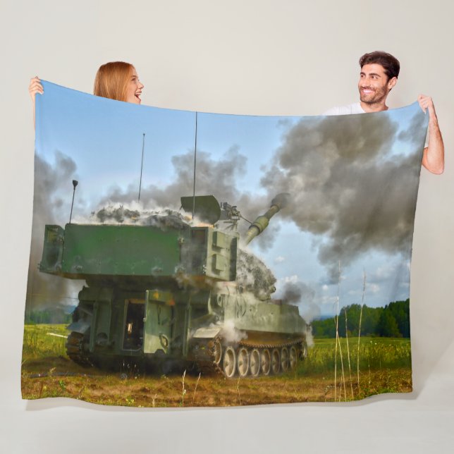SELBSTPROPELLED HOWITZER - M109 Paladin Fleecedecke (Beispiel)