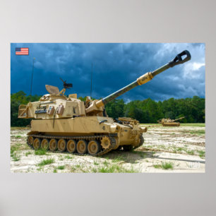 SELBSTPROPELLED HOWITZER - M109 Paladin Poster