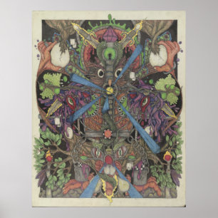 Selbstreinigung (Reise im Auge einer Schüssel) Poster