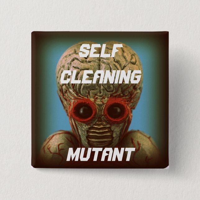 Selbstreinigungs-Mutant Button (Vorderseite)
