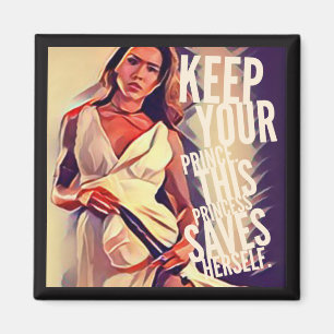 Selbstrettende Prinzessin Magnet