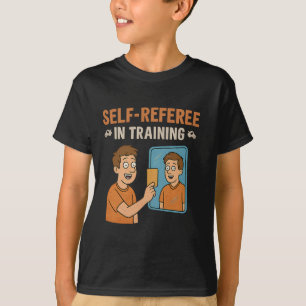 Selbstschiedsrichter in Ausbildung Sketll Humor Gr T-Shirt