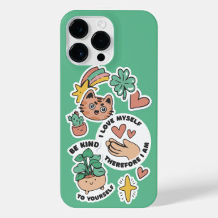 SELBSTSTÄNDIGE LIEBE STICKER ICH LIEBE SELBST DAHE iPhone 14 PRO MAX  HÜLLE