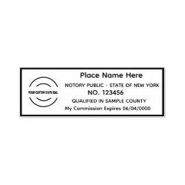 Selbstständige Personalisierte Notare öffentliche  Permastempel