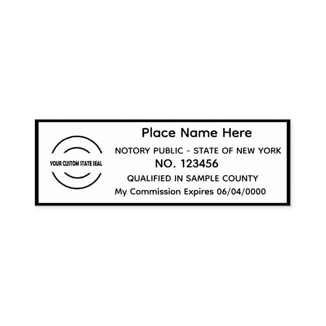 Selbstständige Personalisierte Notare öffentliche  Permastempel (Design)