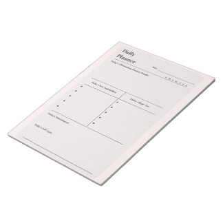 Selbstversorger-Tagesplaner/Aufgabenliste Notizblock