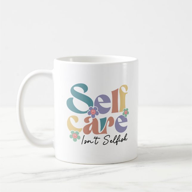 Selbstversorgung ist nicht egoistisch kaffeetasse (Links)