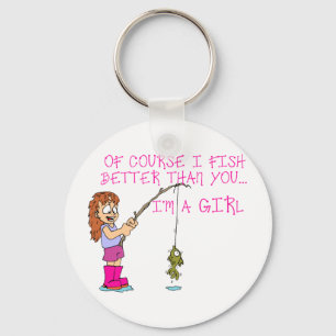 Selbstverständlich fische ich besser als Sie… Schlüsselanhänger