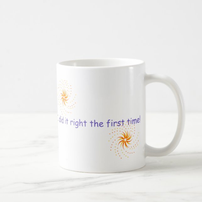 Selbstverständlich schaue ich nicht… beschäftigt tasse (Rechts)