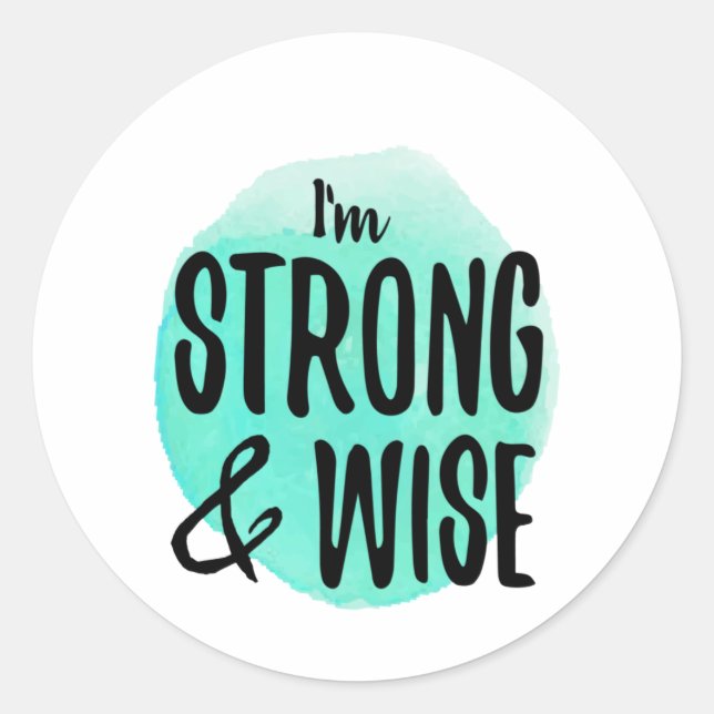 Selbstverständlichkeit Runder Aufkleber (Vorderseite)