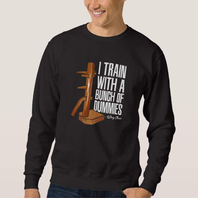 Selbstverteidigungstraining von Wing Chun 1 Sweatshirt (Vorderseite)