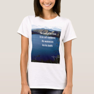 Selbstvertrauen-motivierend Notierung T-Shirt