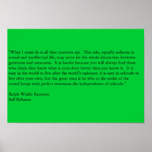 Selbstvertrauen Poster