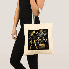 Selbstvertrauen zuerst – Chic Power Tote Tragetasche