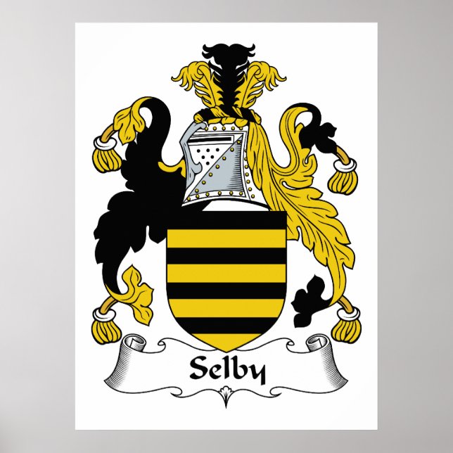 Selby Familienwappen Poster (Vorne)