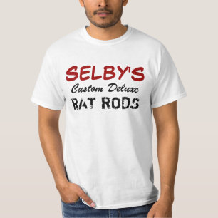 SELBY, kundenspezifisches deluxes, RATTEN-STANGEN T-Shirt