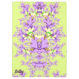 SELBY ~ Mauve, Gelb Grün Klemmbrett