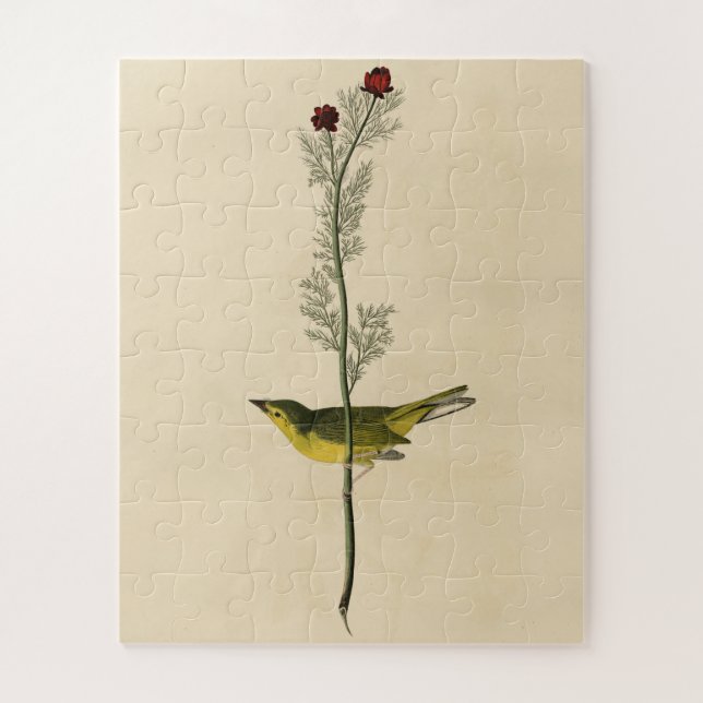 Selby's Fly Catcher - Audubons Vögel von Amerika Puzzle (Vertikal)