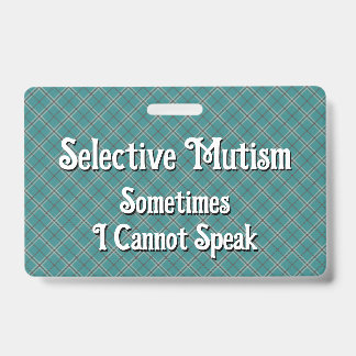 Selective Mutism Ausweis