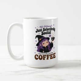 Selektiv sozialer Hexenbecher für große Kaffee-Tas Kaffeetasse