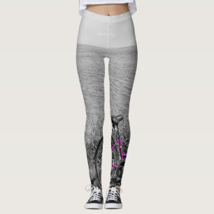 Selektive Farbe des Mackinac Island Bike Leggings