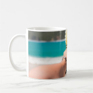 Selektive Fokusfotografie von Fruchthaltern Kaffeetasse