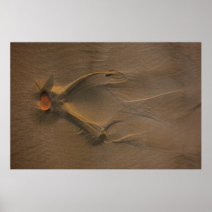 Selektive Fokusfotografie von Sand Poster