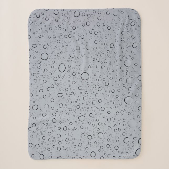 Selektive Fokusfotografie von Wassertröpfchen Sherpadecke (Vorderseite)