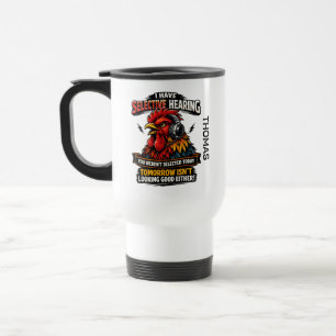 Selektive Hör-Katze-Tasse   Lustiger Hahn Reisebecher