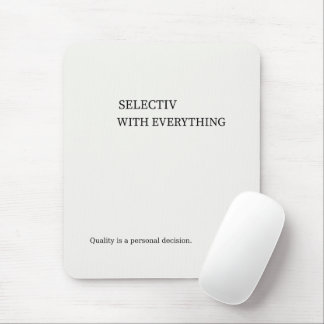 Selektive Minimalistische Wandkunst Mousepad