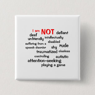 Selektiver Mutismus Button