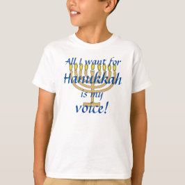 Selektiver Mutismus Hanukkah-T - Shirt