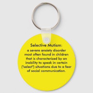 Selektiver Mutismus Schlüsselanhänger