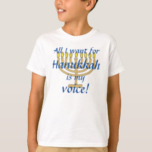 Selektives Mutismus Hanukkah T-Shirt