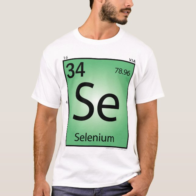 Selen- (Se)Element-T - Shirt - nur Front (Vorderseite)