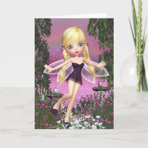Selena Fairy Greetings Card Karte