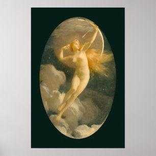Selene, Mondgöttin Jules Machard Poster