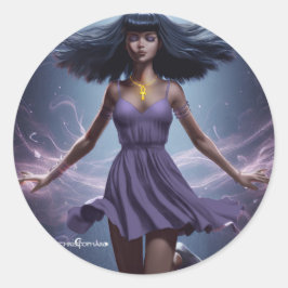 Selene The Magicia - Fantasy Sticker