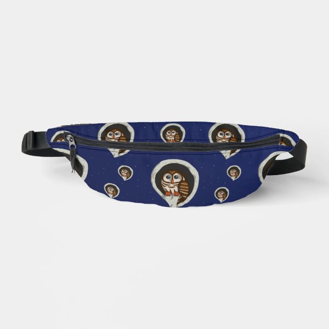 Selene the Owl Bauchtasche (Vorderseite)