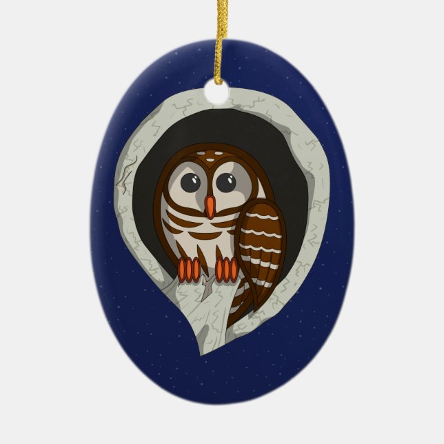 Selene the Owl Ornament (Vorne)