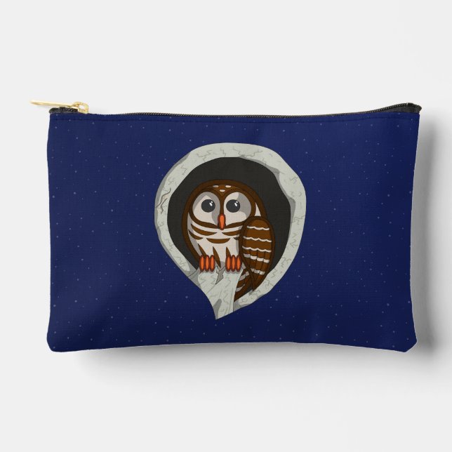 Selene the Owl Zubehörtasche (Vorderseite)