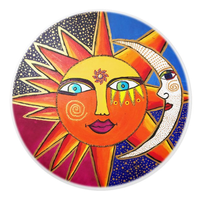 Selenelion Keramik Knob Keramikknauf (Vorderseite)