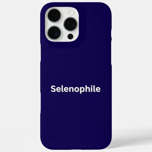Selenophile Moon Lover Case-Mate iPhone Hülle (Rückseite)