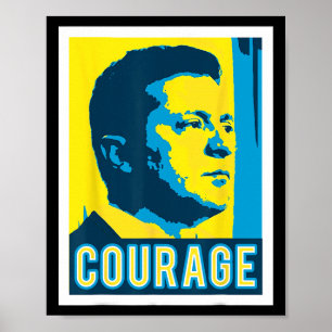 Selenskyj - Mut - Ukraine Poster