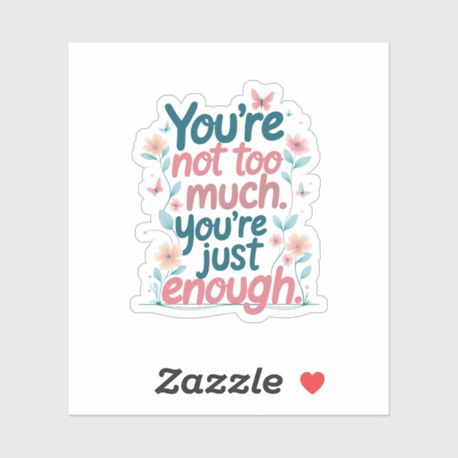 Self-Acceptance  Aufkleber (Blatt)