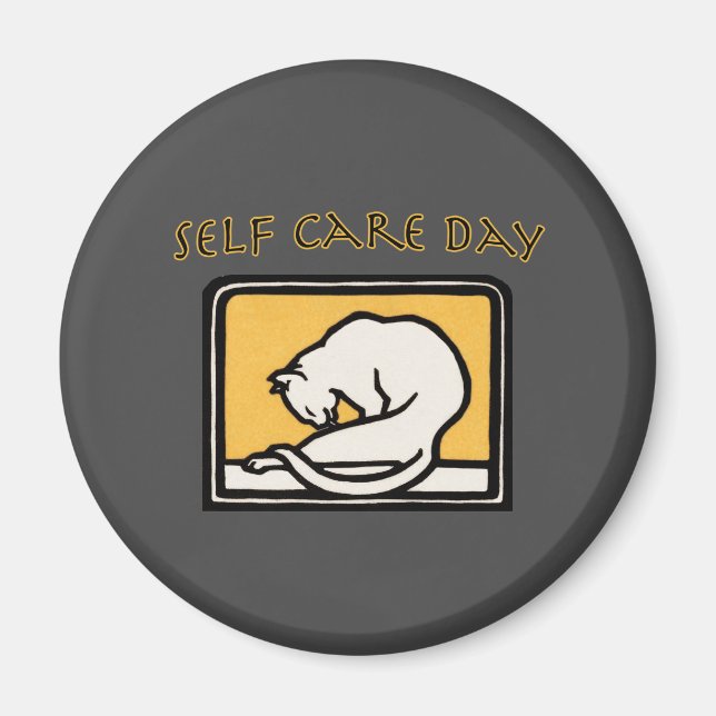 self care day magnet (Vorne)