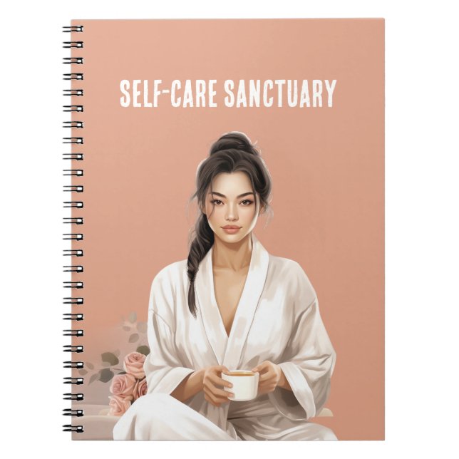 Self-Care-Sanctuary Notebook Notizblock (Vorderseite)