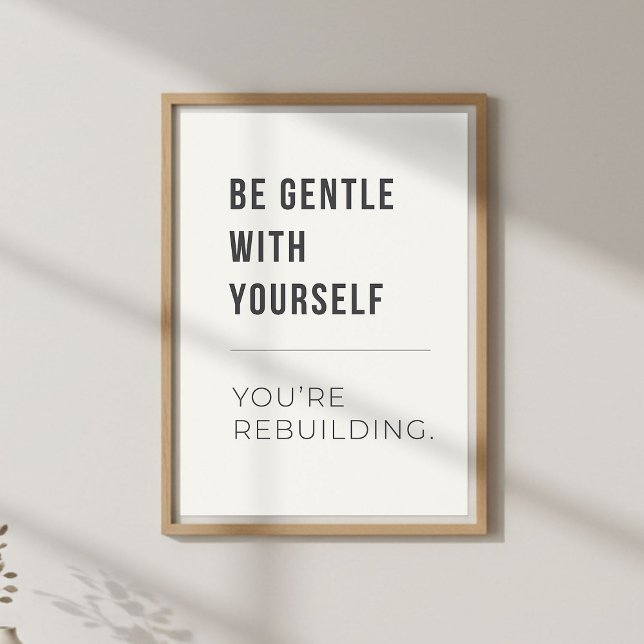 Self Compassion Decor. Mental Wellness Poster (Von Creator hochgeladen)